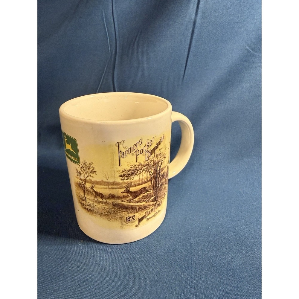 Vintage John Deere & Company 1892 Collectible‎ Coffee Cup Tea Mug Gibson Tractor